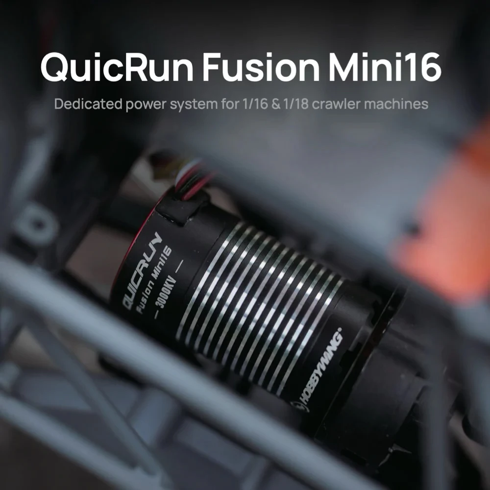 

2-в-1 система FOC QuicRun Fusion Mini16 сенсорная бесщеточная для радиоуправляемой модели автомобиля аксессуары для гусеничных машин