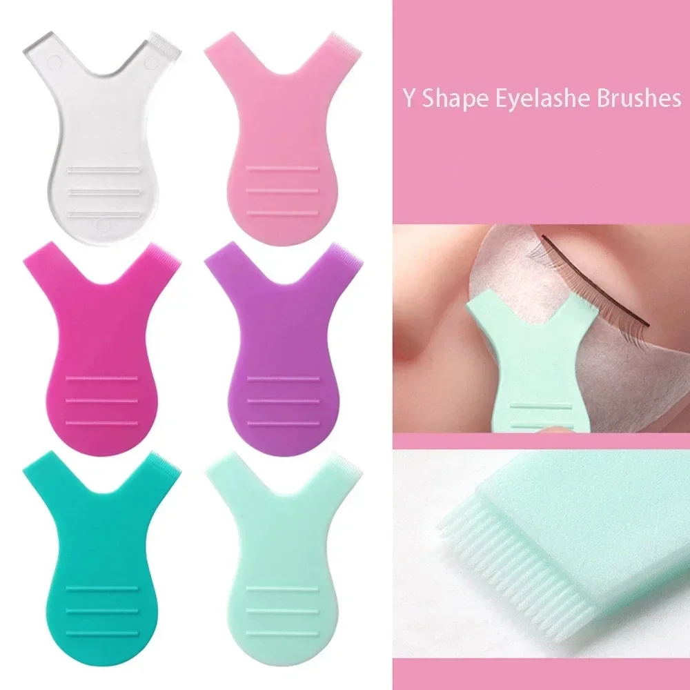 Brosses à cils en plastique réutilisables en forme de Y pour femmes, accessoire de maquillage, outil auxiliaire, fournitures de maquillage, 5 pièces, 10 pièces