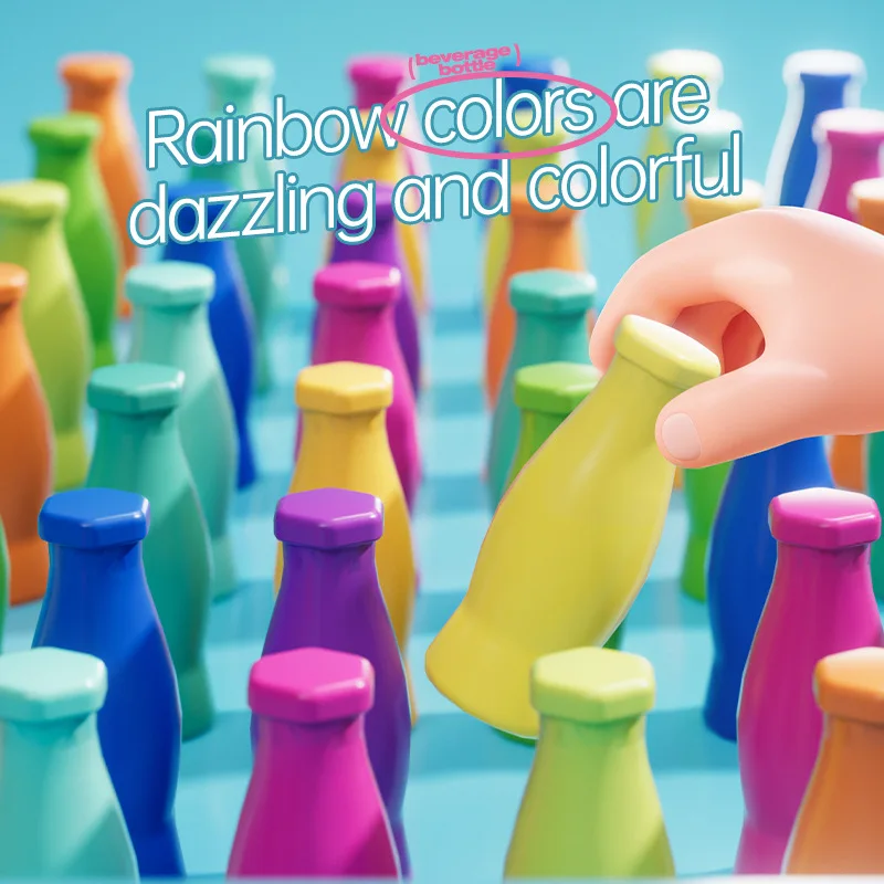 

Match Color Beverage — игра на память с 60 гравиентными карточками для 2-4 игроков, чтобы повысить цветовые навыки
