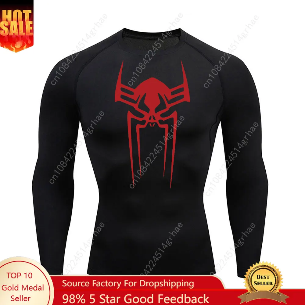 

Men's Compression Shirt Gym T-Shirt Short/Long Sleeves Quick Dry Breathable Sweat-absorbing Athletic Performance Gym Rash Guard