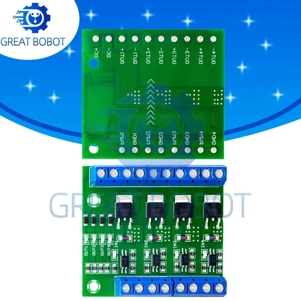 Mosfet 4-Channel Pu…