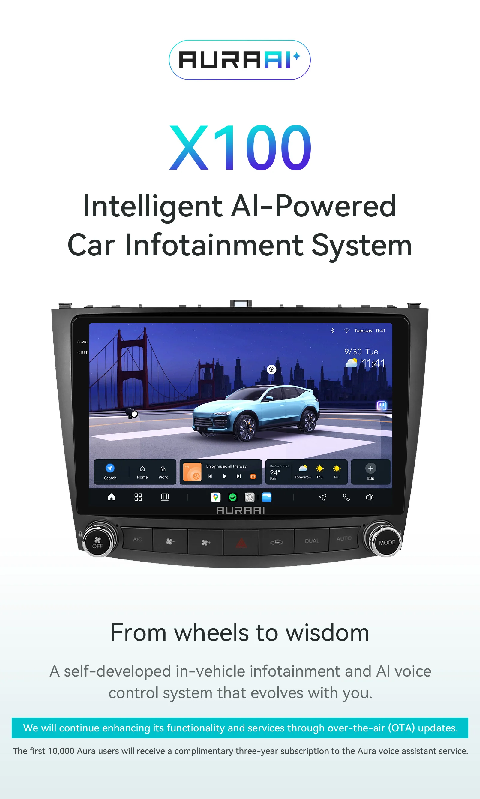 Hizpo 2K Bildschirm Kabelloses Android Auto für Lexus IS250 IS300 IS200 IS220 IS350 2005 - 2012 Auto-Infotainment-Player 3D HD Stereo – Detail 2
