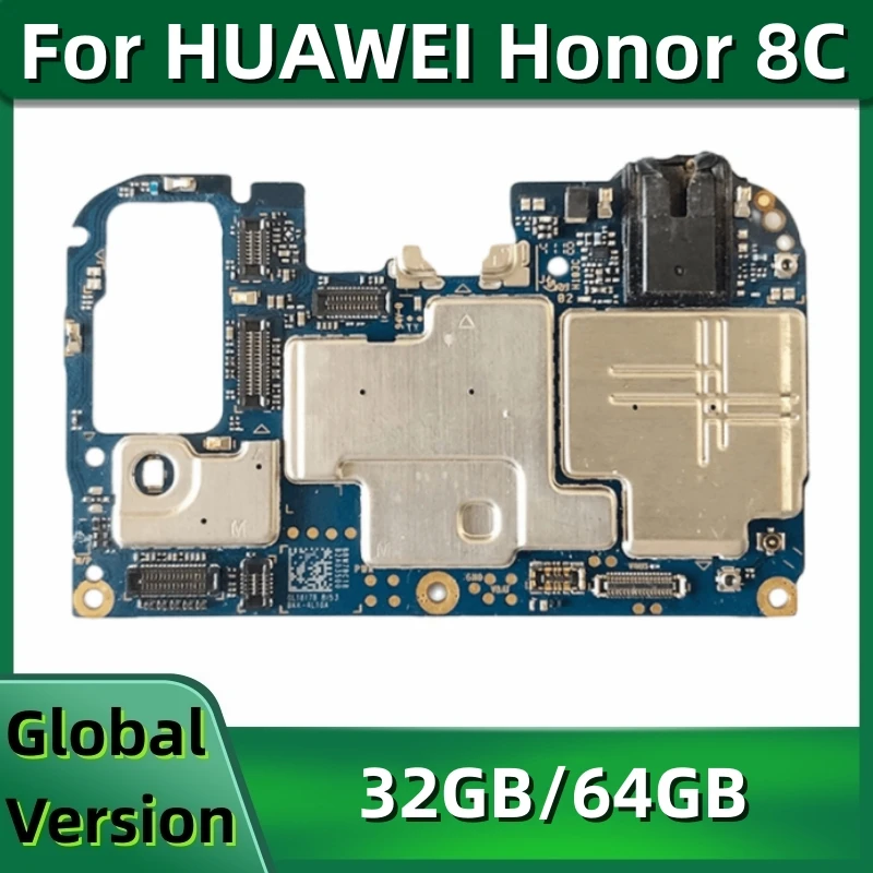 

Модуль печатной платы материнской платы для HUAWEI Honor 8C, BKK-LX2, оригинальная основная плата с процессором Kirin 632, 32 ГБ, 64 ГБ