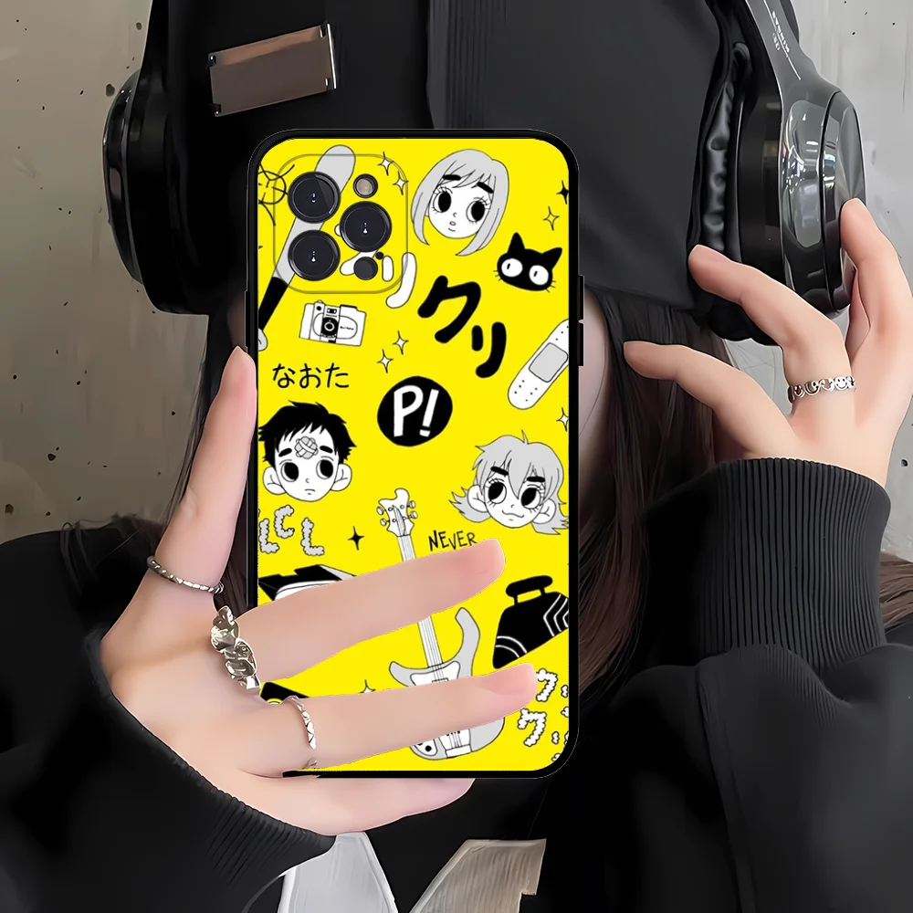 Anime Flcl Phone Case For iPhone 15 14 11 12 13 Mini Pro XS Max Cover 6 7 8 Plus X XR SE 2020 Funda Shell