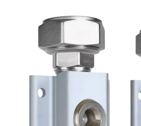High Strength 3/4 Inch Aluminum Alloy Block Valve Set With Quick Shut Off Brass Fittings For Air Compressor Pipeline System Tool
