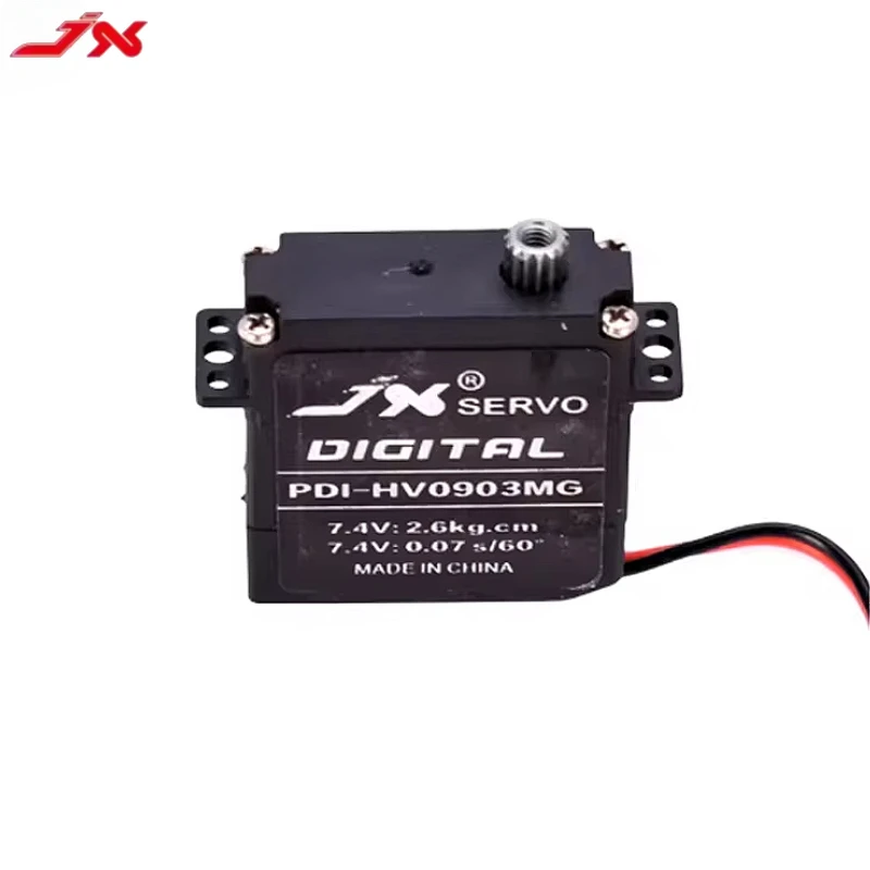 JX 서보 PDI-HV0903MG 2.6kg 메탈 기어 디지털 플랫 윙 서보 플라스틱 케이스 RC 글라이더용
