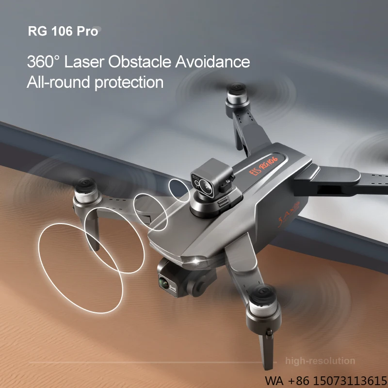 

4-осевой, 8 МП, 100 м, передача с защитой от сотрясений PTZ, бесщеточный радиоуправляемый