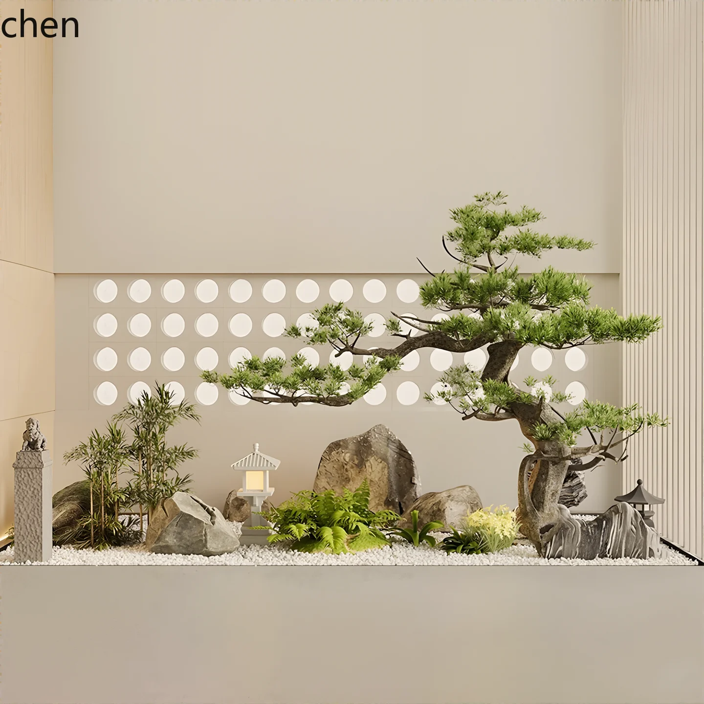 

YXY Artificial Pine Tree Welcome Pine Entrance Landscape Artificial Plant Landscape Large Floor Ornament