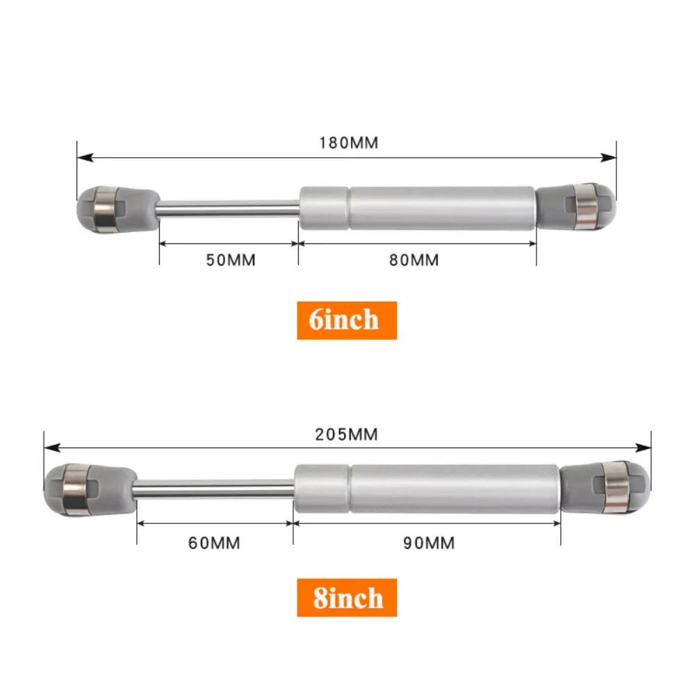 6/8inch Pressure 100N Furniture Hinge Kitchen Cabinet Door Lift Pneumatic Support Hydraulic Gas Spring Stay Hold Tools for Home