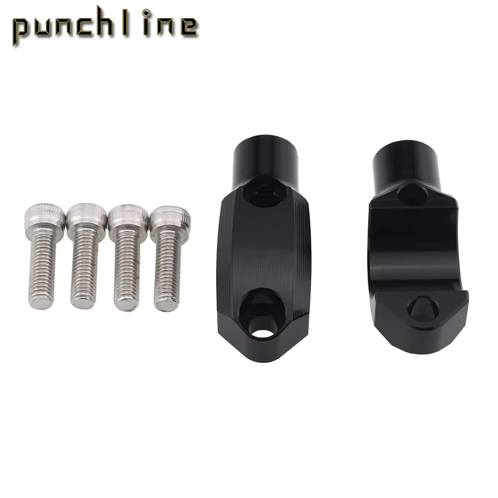 

Fit For TRACER 7 GT 9 GT MT-10 FZ-10 MT 125 master cylinder fixed mirror mount for 22mm handlebars positive and negative threads