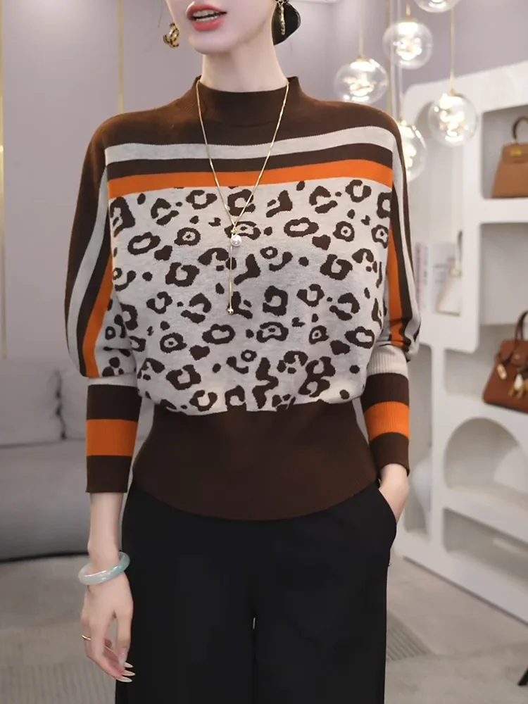 

Ретро-свитер женский вязаный приталенный с длинным рукавом, базовый топ для осени 2025, большие размеры, корейский стиль, свободный крой, цвет кашемир