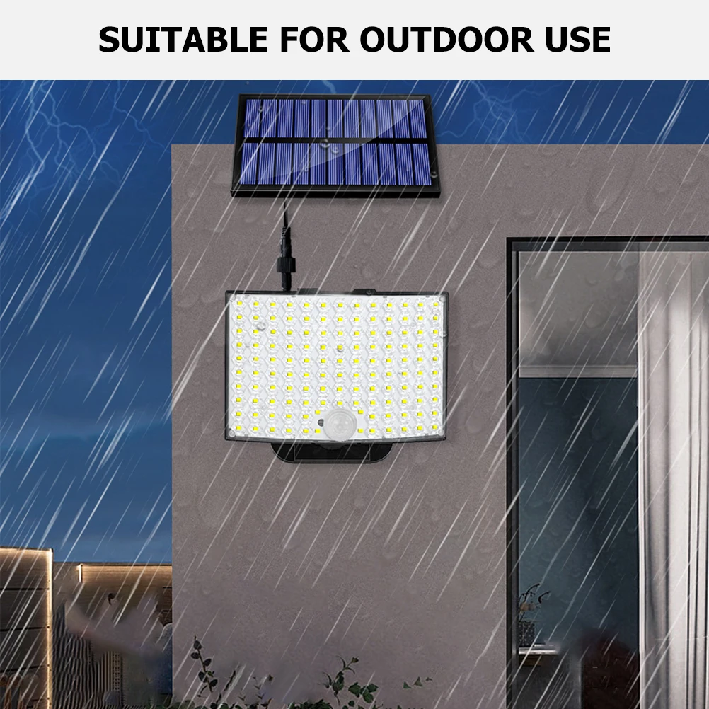

Solar Sensor Light 106LED Solar Flood Lights Outdoor Wall Lamp Garden Deck Porch Security Motion Lighting Landscape Illumination