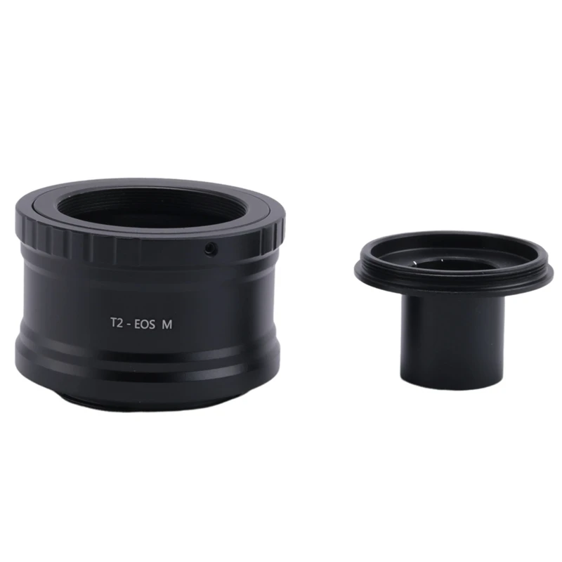 Hot T2 Lens Mount Adapter For Canon Eos M Ef-M Mirrorless Camera +0.91In 23.2Mm Microscope Mount Tube