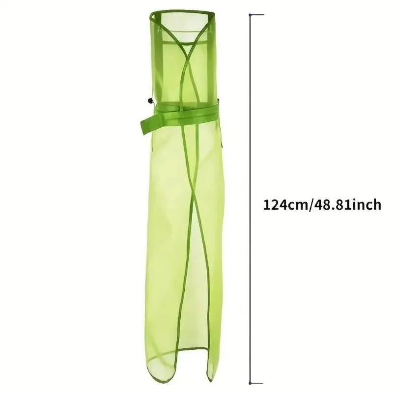 Breathable Mesh Lawn Mower Apron with Pockets  Lightweight  Protective Grass Apron Garden Tool image 5