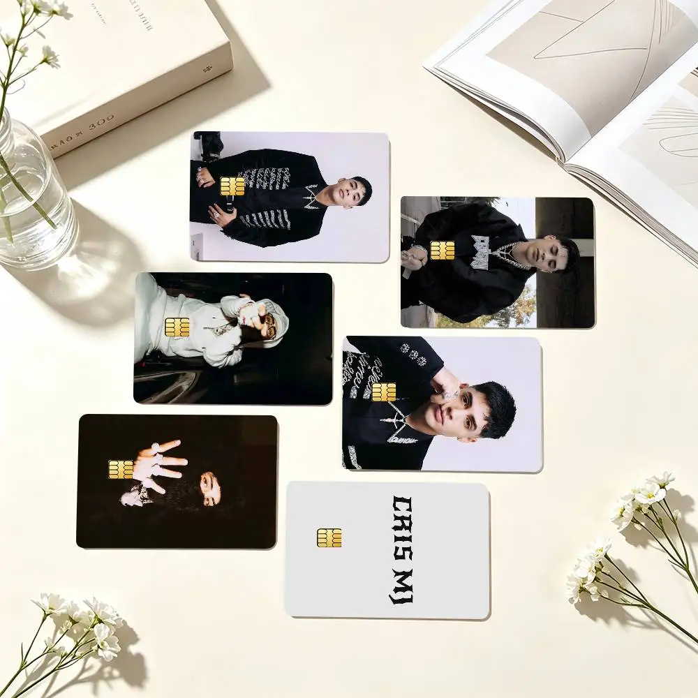 Cris MJ Urban Singer Credit Card HD Stickers Small Chip Waterproof Sticker Game Card Decal Gift