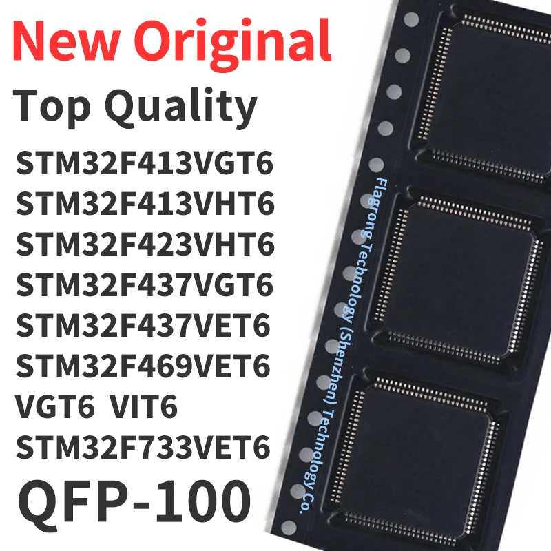 

(1 Piece) STM32F413VGT6 STM32F413VHT6 STM32F423VHT6 STM32F437VGT6 STM32F437VET6 STM32F469VET6 VGT6 VIT6 STM32F733VET6 QFP-100