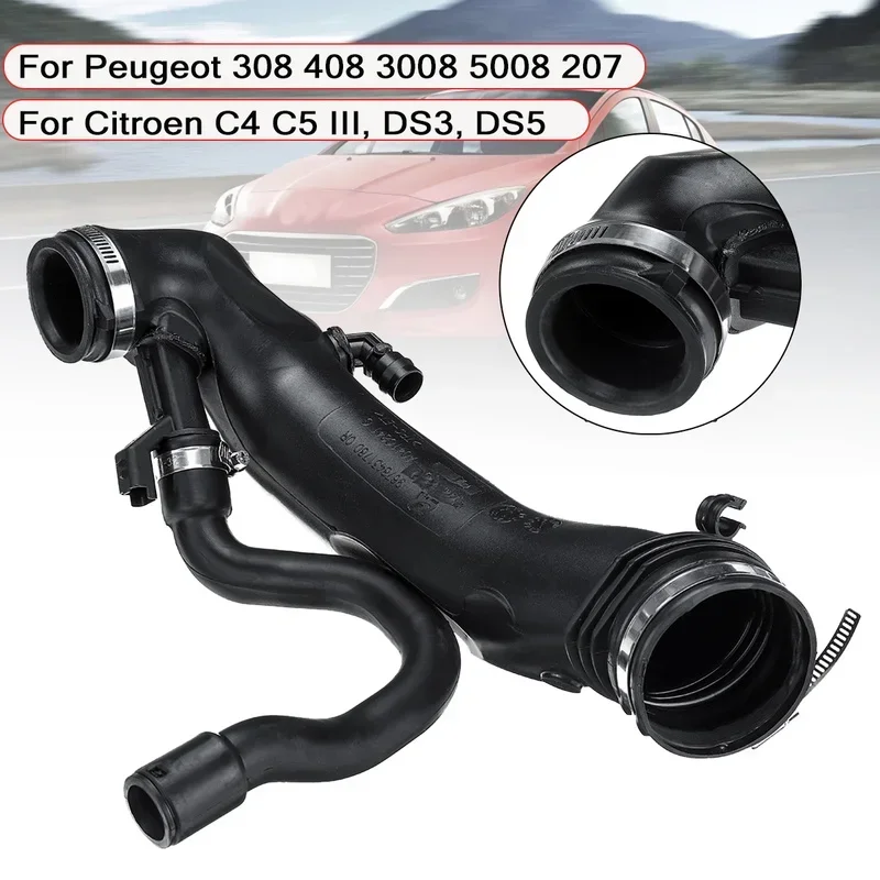 Wąż turbo wlotu powietrza 1440Q6 9811909980   Dla Peugeot 308 408 3008 5008 207 508 RCZ 1.6 16V Citroen C4 C4L C5 III DS5 Picasso