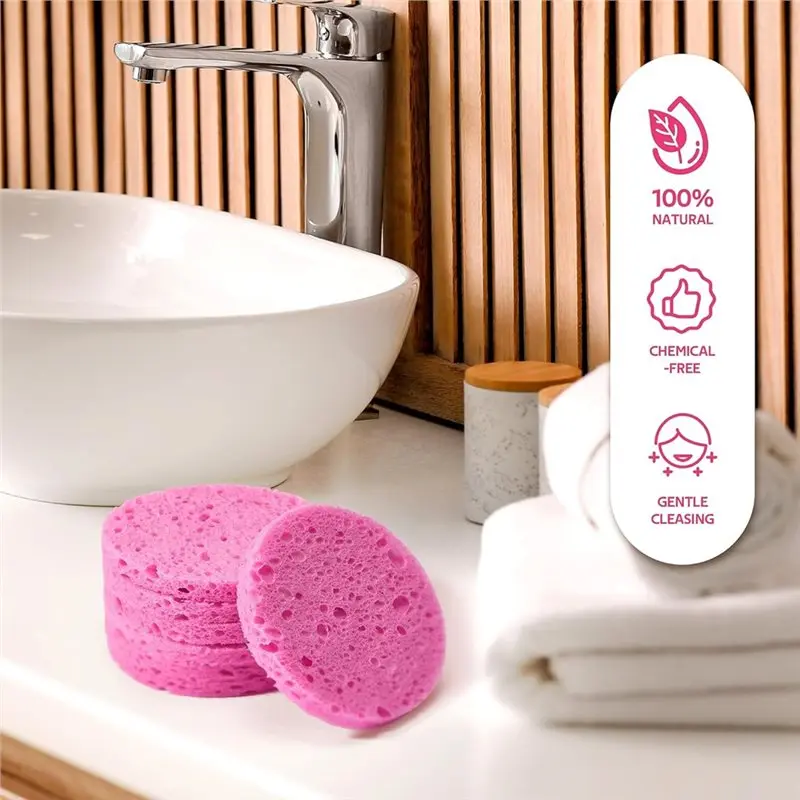 Cleansing Pads For Face For Skin Cleansing And Exfoliating Turmeric Kojic Acid Pads Disposable Sponge