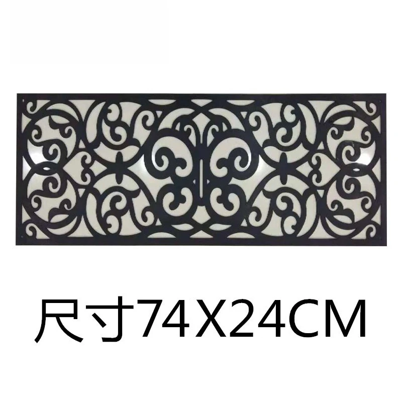 

Полый дизайн с узором, простой и модный резиновый коврик для пола, противоскользящий коврик для лестницы, напольный коврик из натурального каучука, открытый