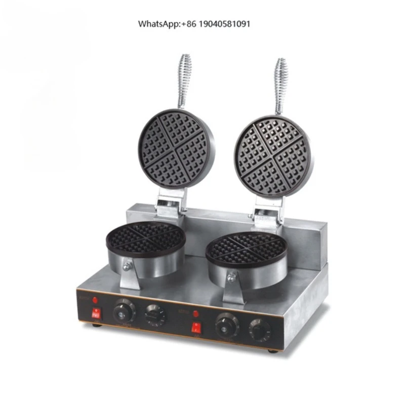 Commercial Double Ice Cream Waffle Cone Machine