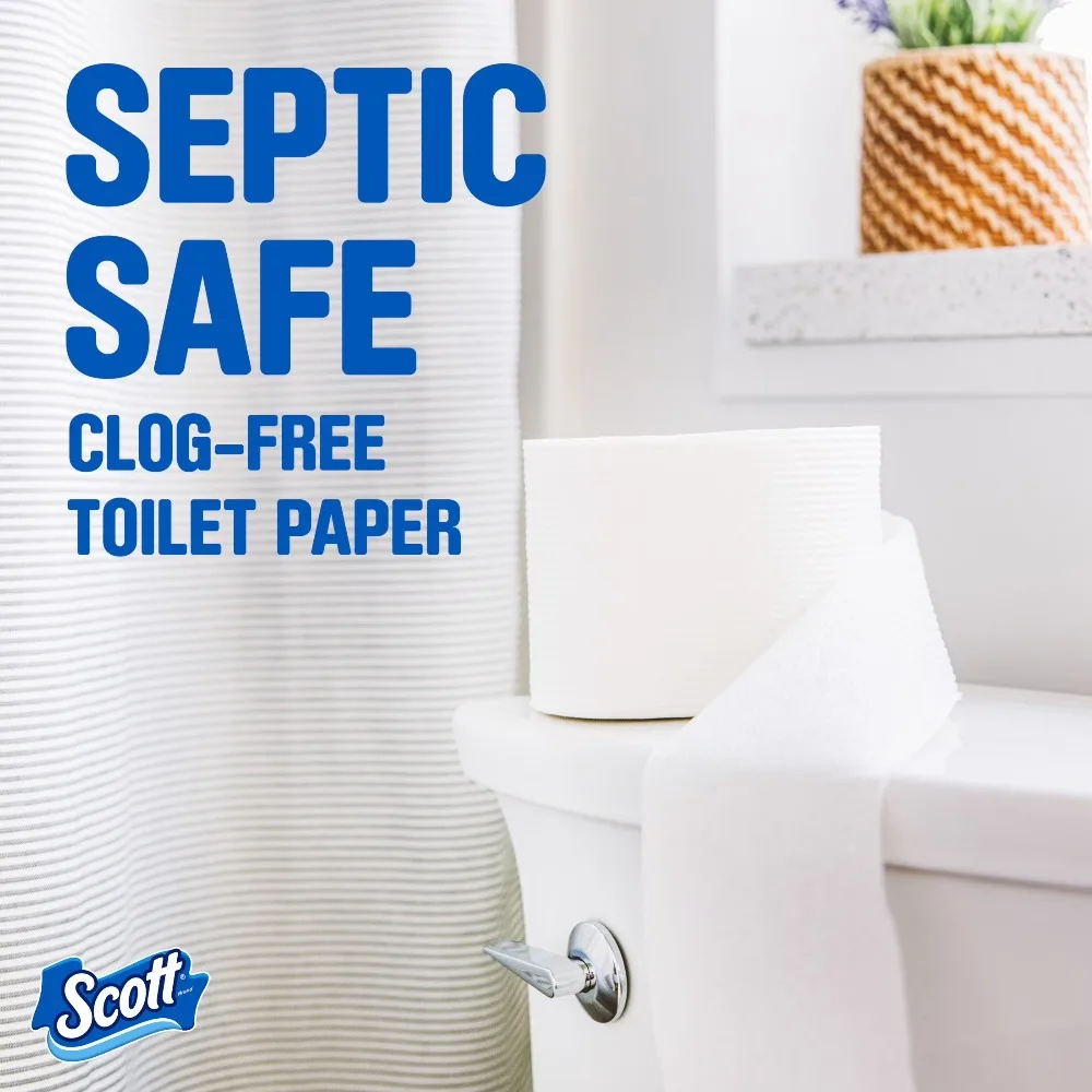 Ultra Soft Toilet Paper 12 Mega Rolls Bathroom Tissue Strong and Absorbent Eco Friendly Septic Safe Biodegradable view 6