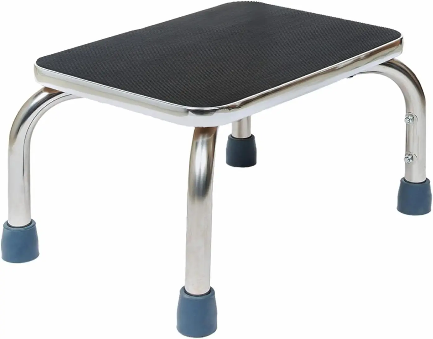 Heavy-Duty Non-Slip Step Stool for Adults & Seniors - 300lb Capacity, 9.5in Height, Sturdy Metal Frame