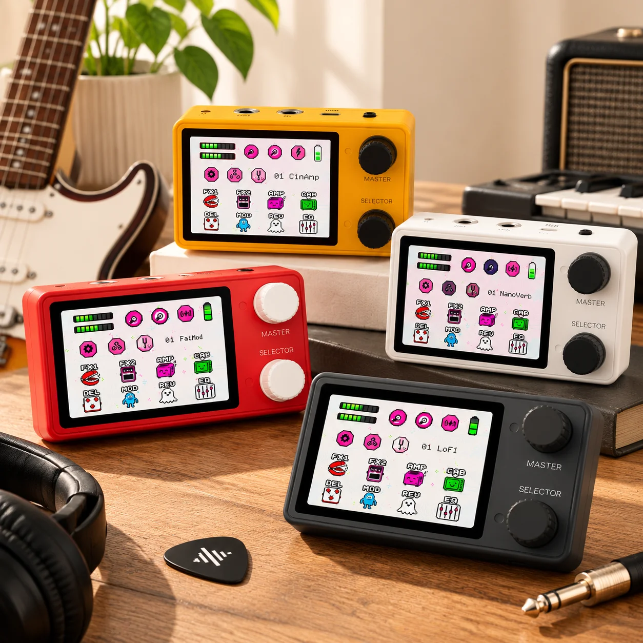Livtra Nanocore Mini Guitar Multi Effects Processor Portable Pocket Audio Interface For Electric Guitar Recording Performance