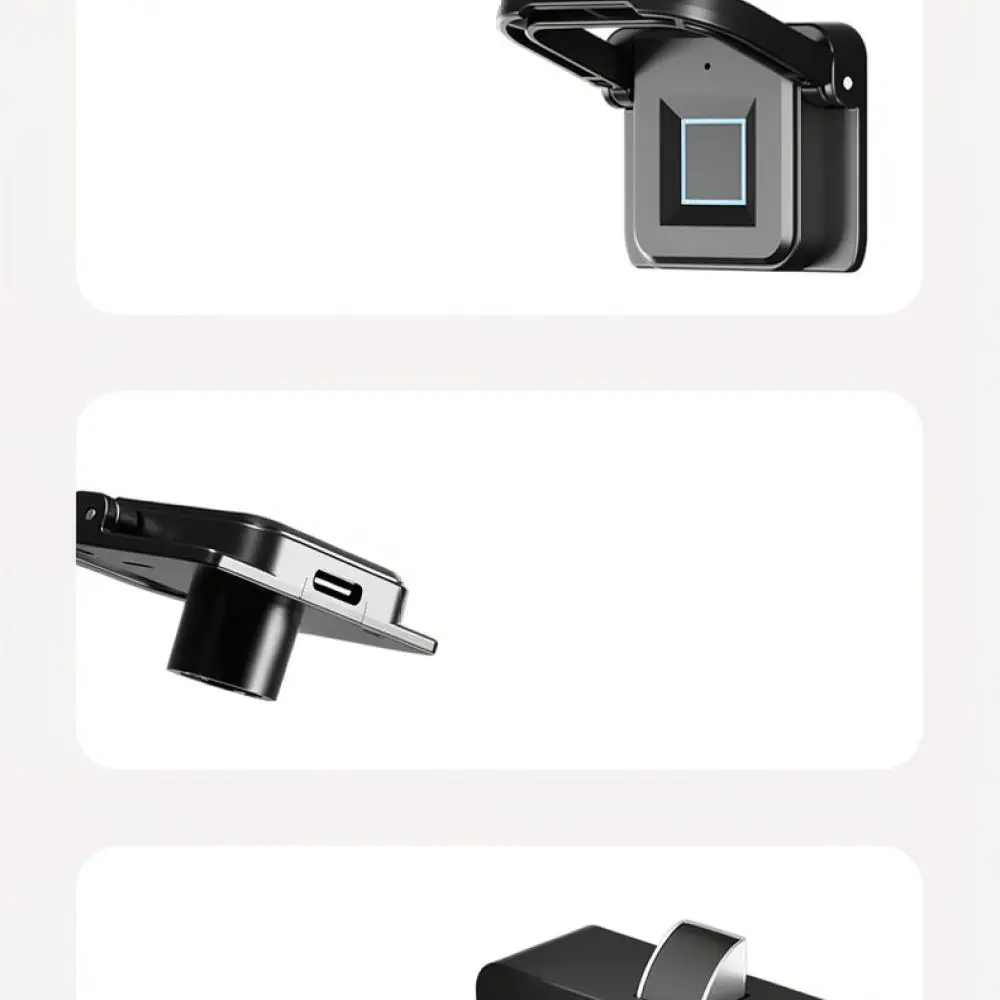 Keyless Security Fingerprint Lock For Drawer Cabinet Office Desk Wardrobe File Furniture Smart Biometric Access Hardware