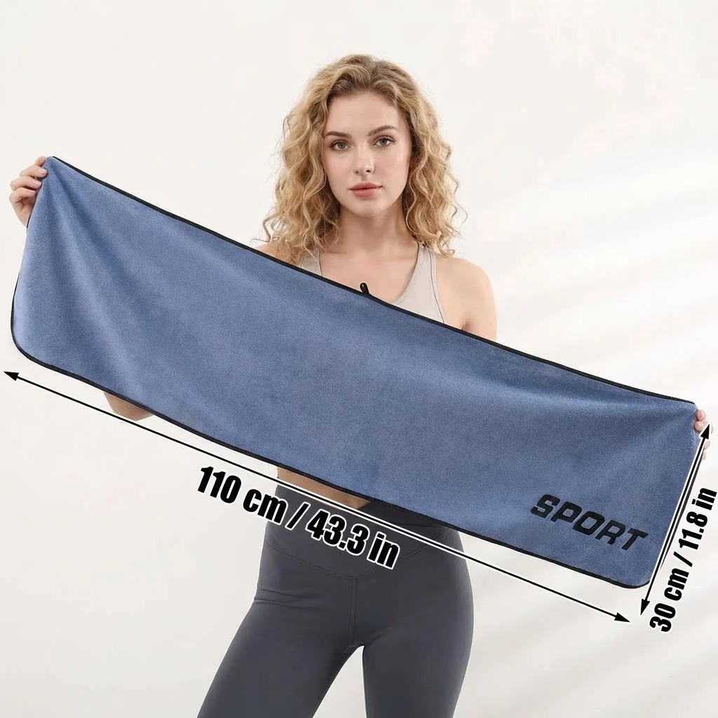 Sports Towel Quick Dry Microfiber Absorbent Gym Towel for Men Women Sweat Yoga Hot 11.8x43.3 Inch Team Gift