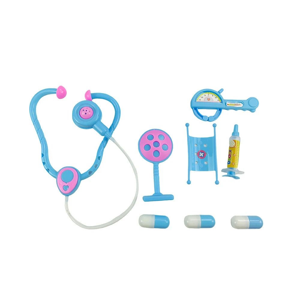 مجموعة اللعب الطبية الواقعية للأطفال - لعبة زي الطبيب مع حقيبة سفر وسماعة الطبيب والضمادات والأدوات الطبية للخيال #1