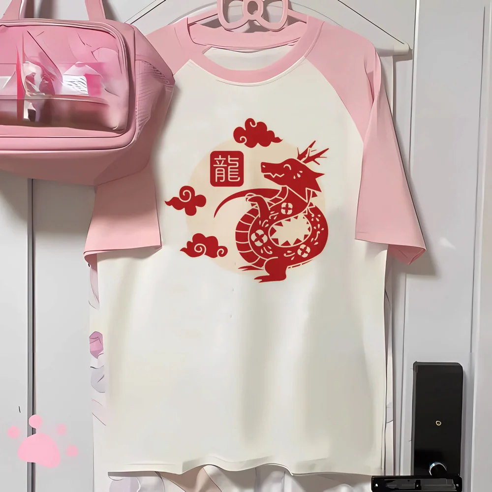 

Dragon t shirt women designer tshirt female funny manga clothes