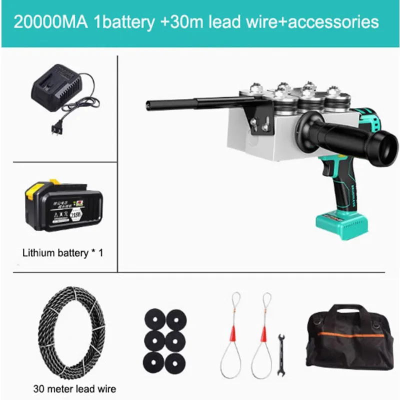 NEW Electric Threading Machine Lead Wire Device,Fully Automatic Threading Tool Water Electrician Wire Pulling Machine