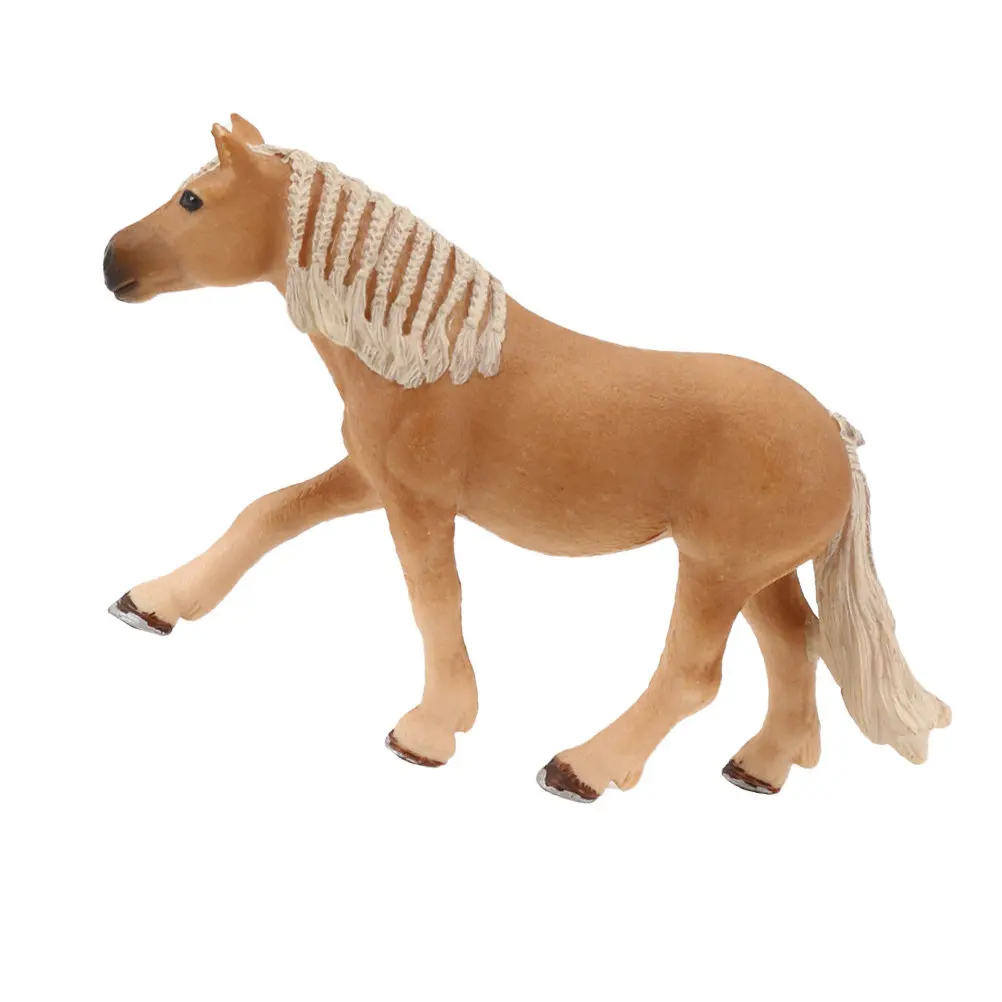 

Simulated Horse PVC Decoration Realistic Horse Ornament Indoor Home Bedroom Kids Room Living Room Party Display