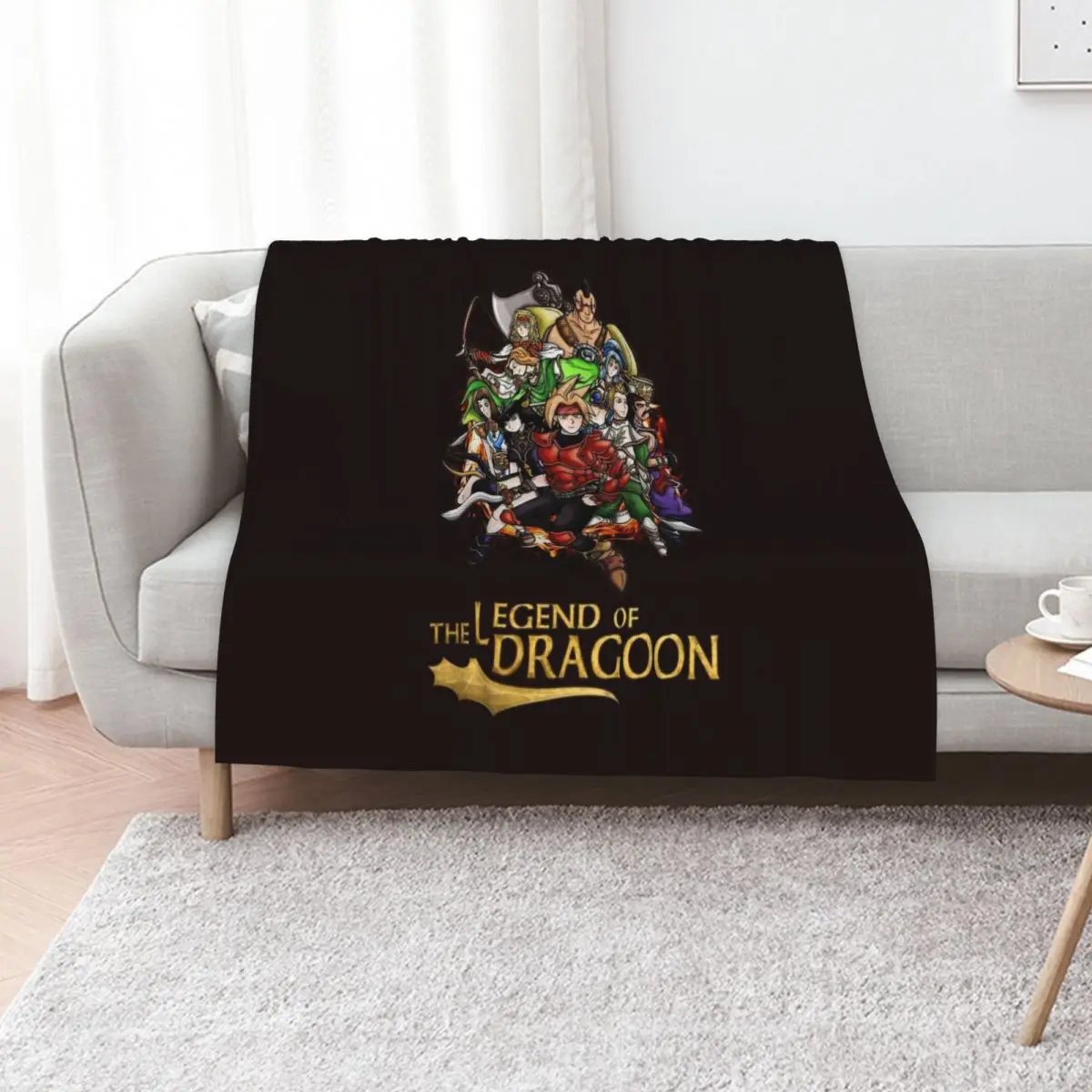 

The Legend of Dragoon Heroes Throw Blanket Beautifuls Blankets For Sofas Soft Plaid Weighted Blankets