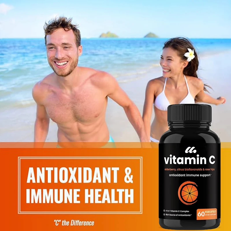 Vitamin C Rose Fruit | Immune Boosting Supplement | Non GMO Antioxidant Supplement