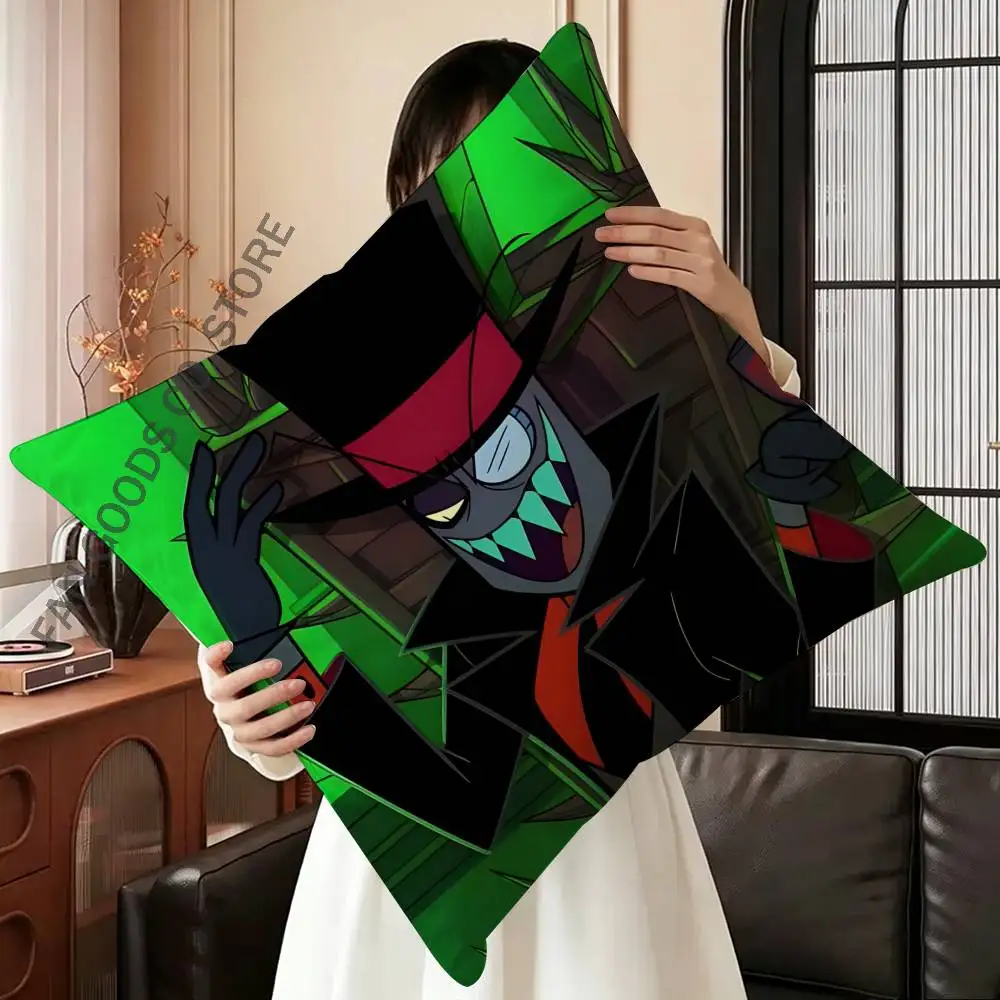 Black Flug Slys Hat Villainous Laser Pillow Case Ultra Soft Skin Friendly Fabric Cloud Like Comfort & Concealed Zipper