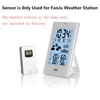 Digital Temperature Humidity Meter Wireless Sensor Hygrometer Electronic 433.92MHz Thermometer Used for FanJu Weather Station