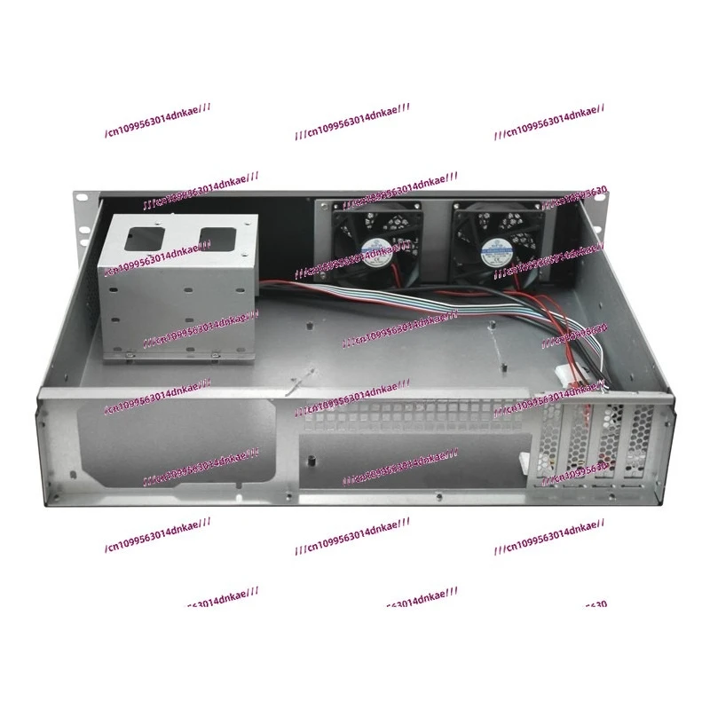 2U Industrial Control, Computer Chassis 2U Host Shell, High-grade Aluminum Panel ATX Server Monitoring Power Supply Customizatio