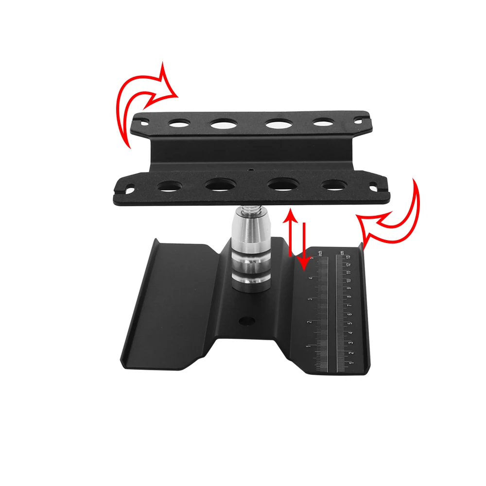 Adjustable Aluminum Alloy Dampers Shock Mount Multiple Angle Stand For 1/10 Axial SCX10 II Rock Crawler 90046 RC Car Parts