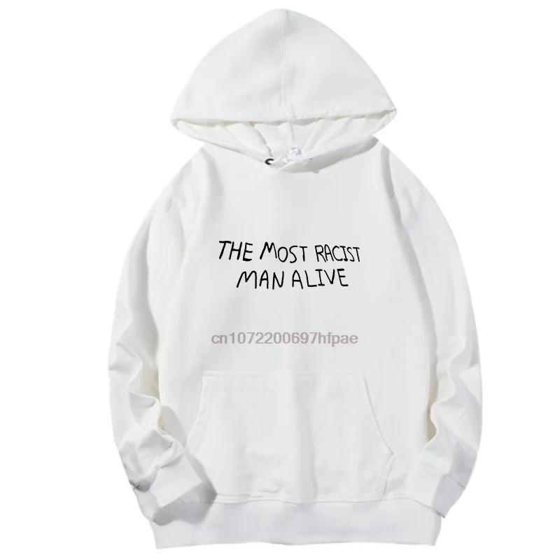 

Забавные толстовки с рисунком «Самый расист», модная весенне-осенняя одежда, пуловер с длинными рукавами, толстовки с принтом