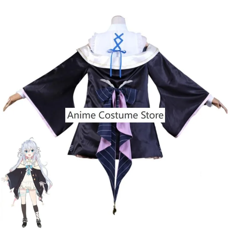 YouTuber-Costume de Cosplay Kagura Nana pour Femme, Perruque, Manteau Anime, Robe Sexy, Tenue de Femme, Uniforme Mignon Lolita, Imbibé