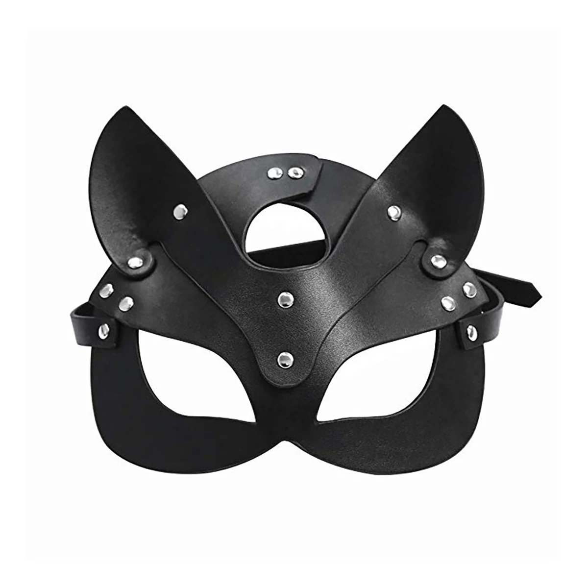 Sexy Half Face Cosplay Leather Mask for Men and Women, Halloween Party, Masquerade Ball, Punk Decor, Accessories