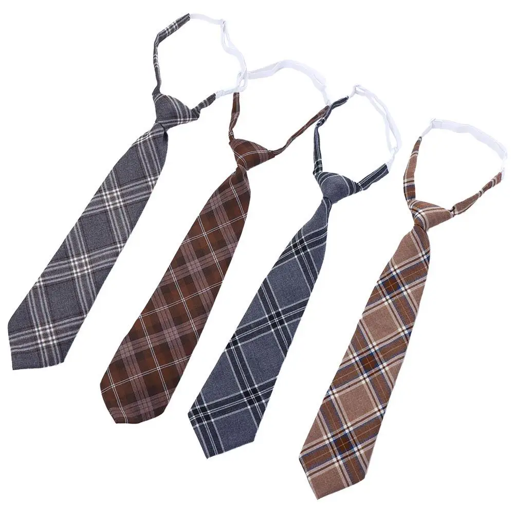 Black Ins Short Cute JK Decoration All-Matching Tie-Free JK Uniform Women's Ties JK Ties College Style Neck Tie