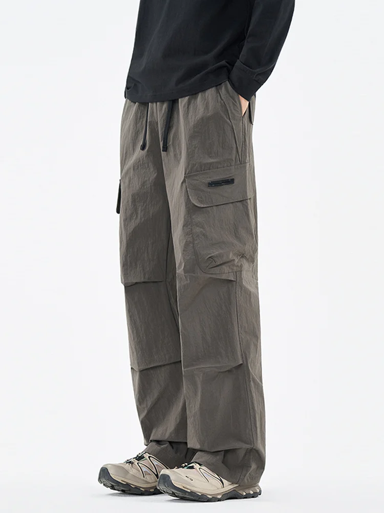 

Outdoor Travel Men's Work Pants Loose Straight Leg Casual Long Trousers plus Size for Tall And Heavy Men Autumn Season