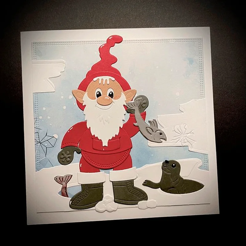 2025 New By Lene Cutting Embossing Dies Seal and Ice Floe Die DIY Scrapbooking Greeting Card Decoration Handmade Christmas Die