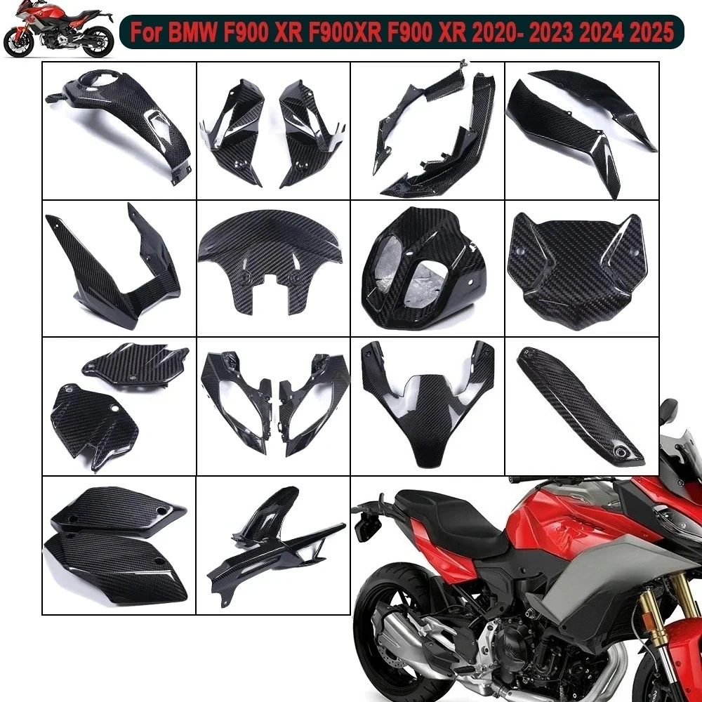

Для BMW F900 XR F900XR F900 XR 2020-2024 2025 Sur-Ron педали из углеродного волокна боковая крышка бака переднее крыло аксессуары для мотоциклов