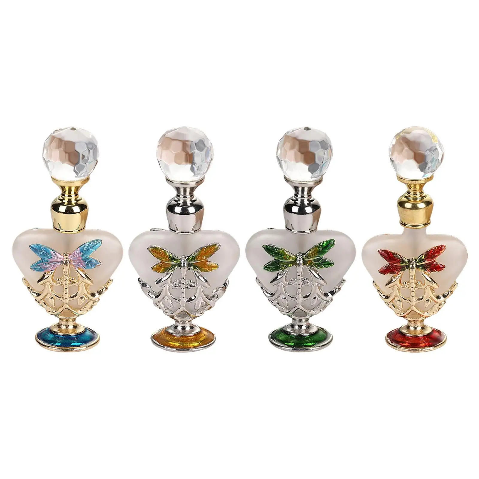 زجاجة عطر مزخرفة، زجاجة زيت عطري، حاوية فارغة مزخرفة