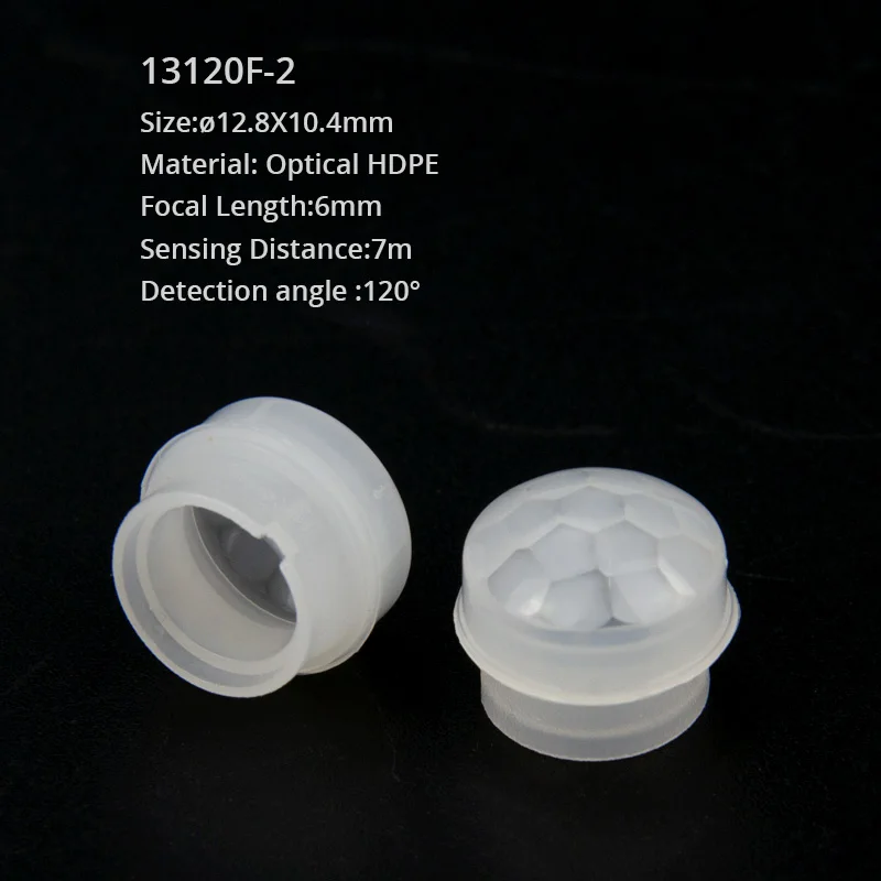 5pcs เส้นผ่านศูนย์กลาง 12.8 มม.Human Body เซ็นเซอร์อินฟราเรด Fresnel เลนส์ความยาวโฟกัส 6 มม.เลนส์ PIR Thermal Release เลนส์ Sensing