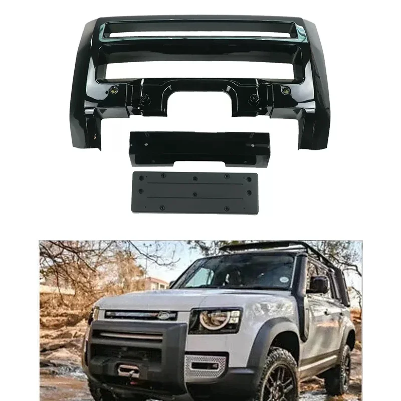 

Exterior auto part gloss/matte black type A front bumper guard protection bar fit for Land Rover Defender 2020-2023