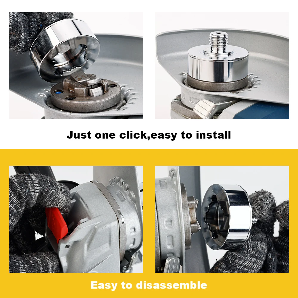 Adaptador para x lock para rosca m14 ou rosca 5/8 aplicar à lâmina de corte disco diamante núcleo broca xlock adaptador universal